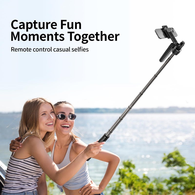 Stjiatu Auto Face Tracking Tripod with 360 Rotation Stand, 70.9" Ai Motion Tracking, Selfie Stick Rotation with Remote, Motion Sensor Phone Stand, for Vlog/Live Stream/Video Recording - Image 5
